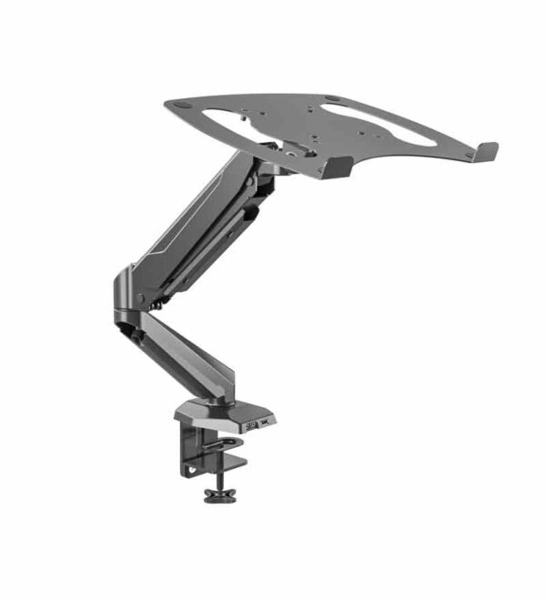 Vision Mounts VM-GM212U-D15 Stand Bracket Monitor Mount Arm with Laptop Tray Holder VESA Adapter