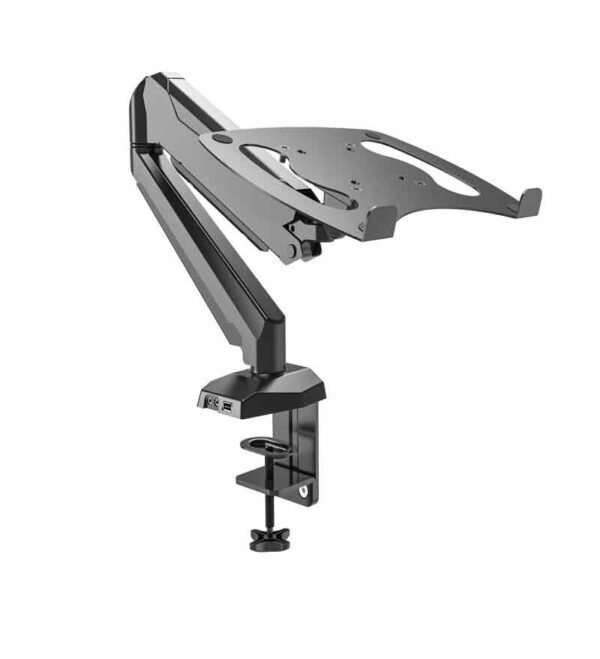 Vision Mounts VM-GM212U-D15 Stand Bracket Monitor Mount Arm with Laptop Tray Holder VESA Adapter