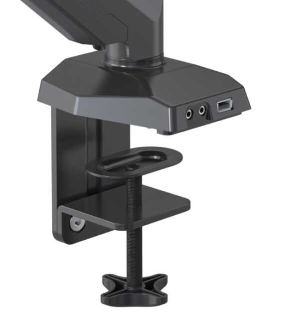 Vision Mounts VM-GM212U-D15 Stand Bracket Monitor Mount Arm with Laptop Tray Holder VESA Adapter