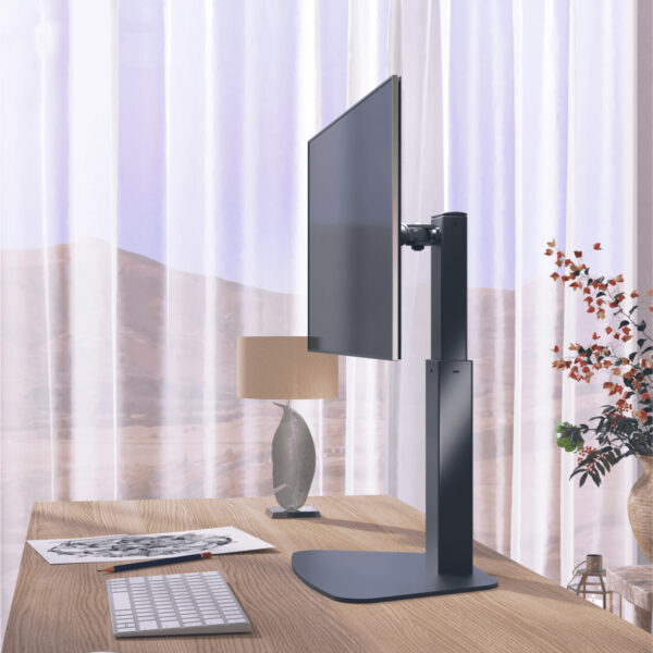 Vision Mounts Gas Lift Freestanding Monitor Stand Arm Desk Single HD LED Mount Bracket Holder